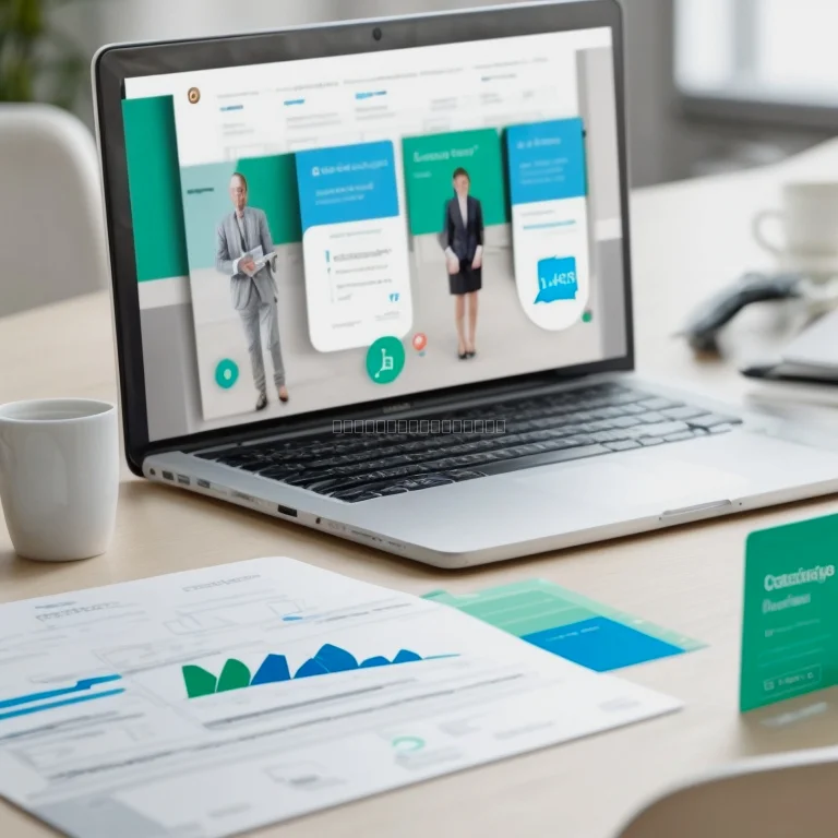Professional engaging with AI learning platform